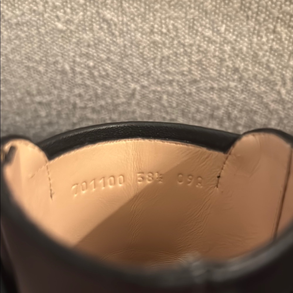 Gucci GG Supreme Leather Combat Boots - Picture 8 of 8